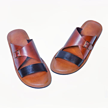 Casual Leather Chappal for Men- 610