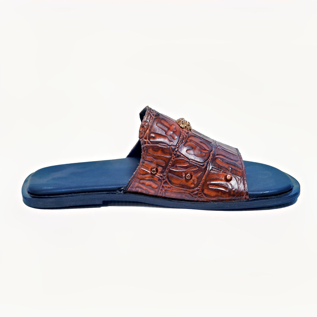 Italian Beautiful Leather Handmade Chappal - 609