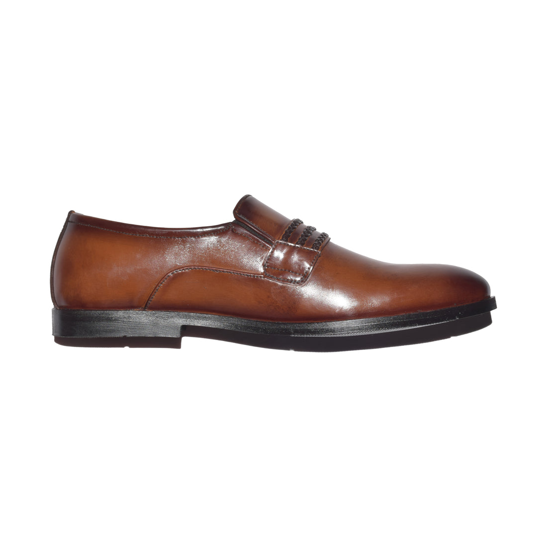 Dual-Tone Brown Loafers -317`