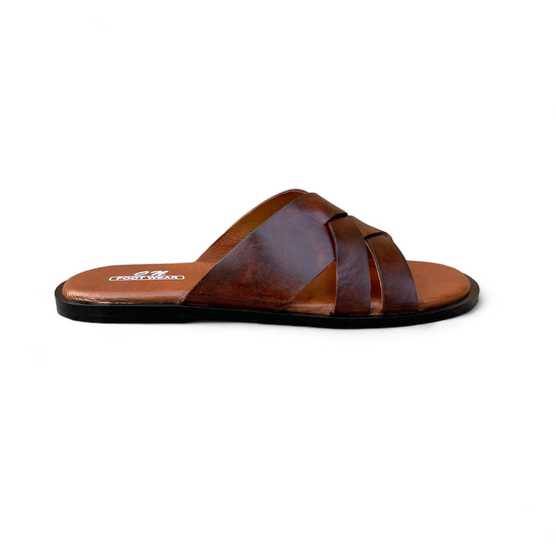 Handmade Leather Criss Cross Chappal - 608