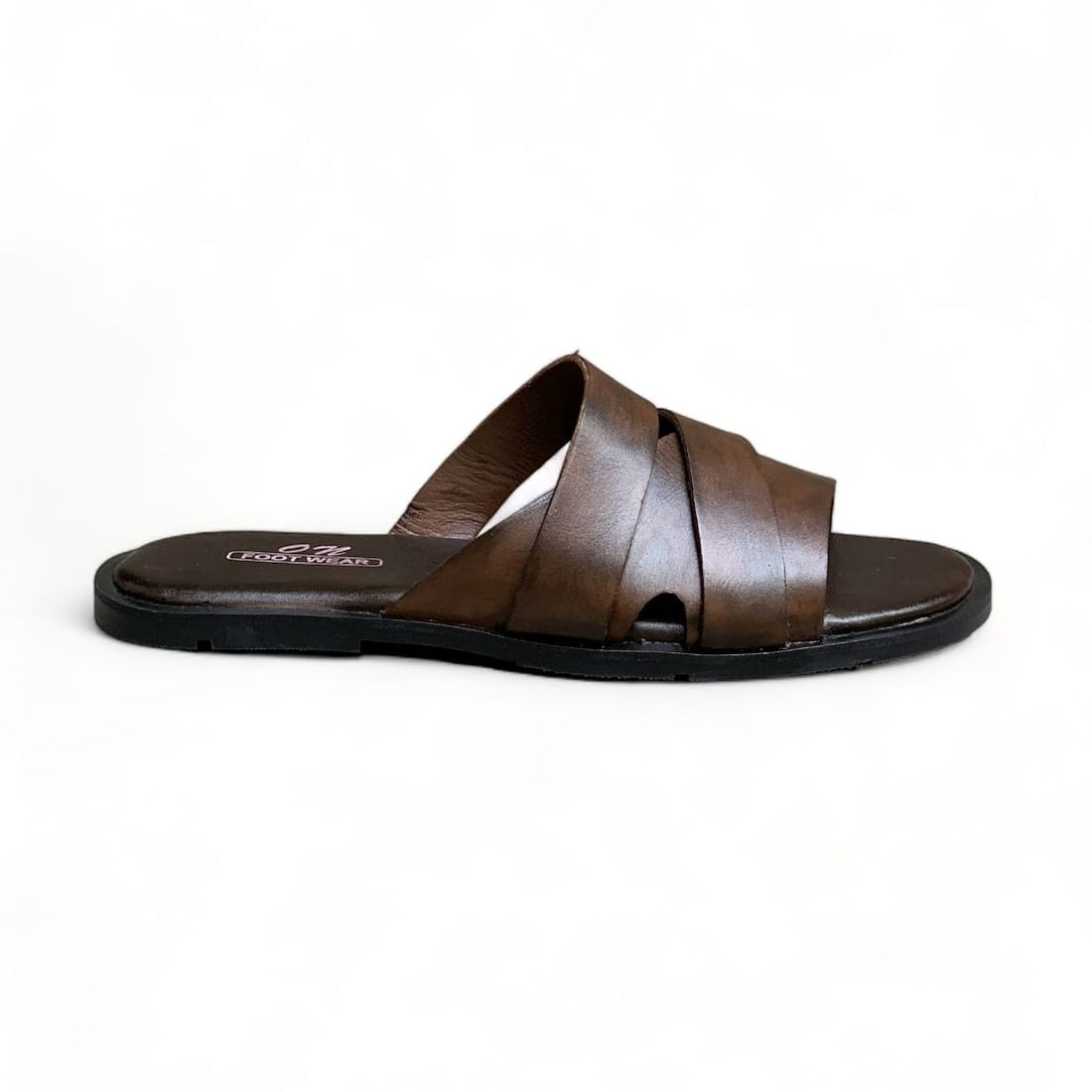 Handmade Leather Italic-Strap Chappal - 607