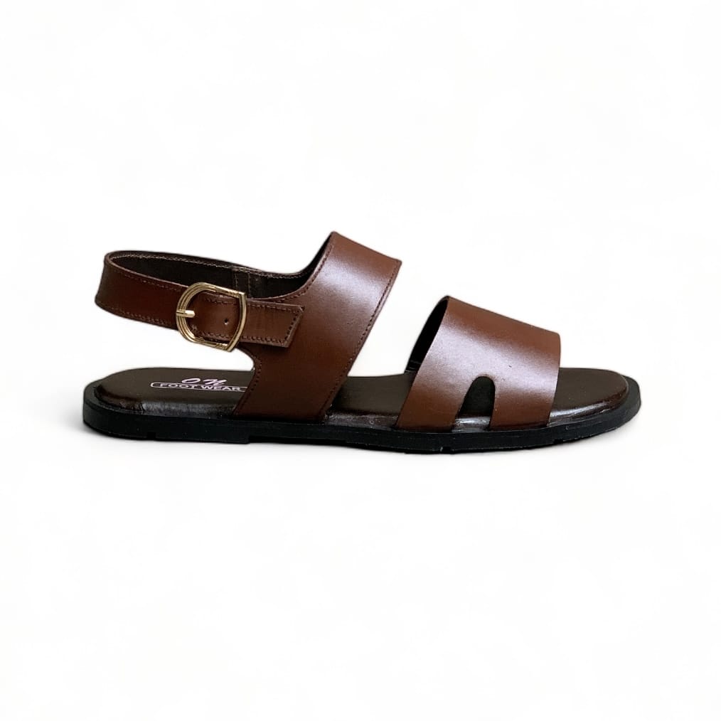 Handmade Brown-Strap Sandal - 204